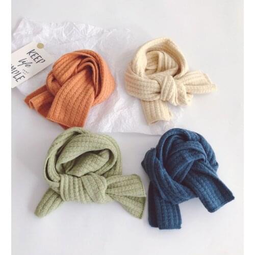 Baby Scarf Boys Kids Girl 2021 Children Knit Warm Szalik Dziecko Neck Szaliki I Chusty