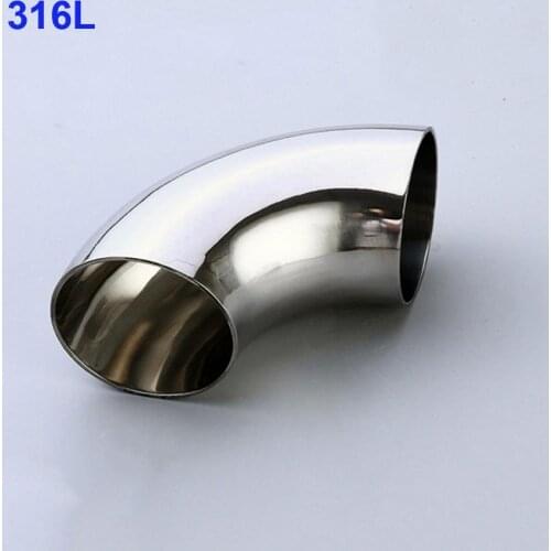 DIN DN25 25mm ID 28mm OD SUS 316L Stainless Steel 90 Degree Elbow Sanitary Pipe Fitting Home Brew Beer Wine
