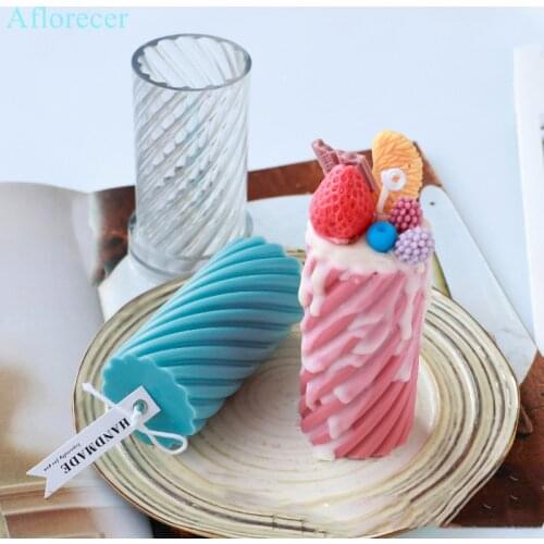 DIY Candle Making Plastic Cylinder Shape Candle Making Mold Soap Mold Tool For Candle Making Home Decoration
