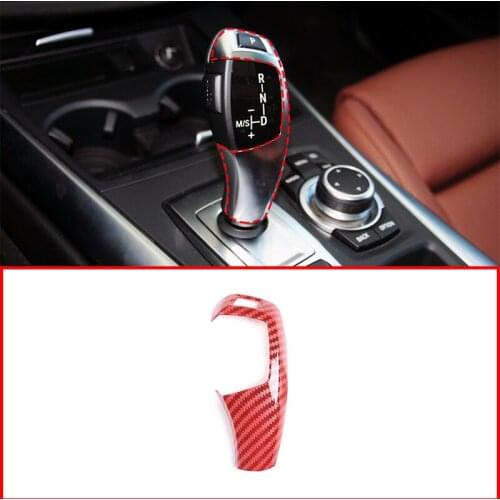 For BMW 5 Series X5 E60 E70 E71 2008-2013 Car Interior ABS Gear Shift Head Cover Trim Accessories Left Hand Driving