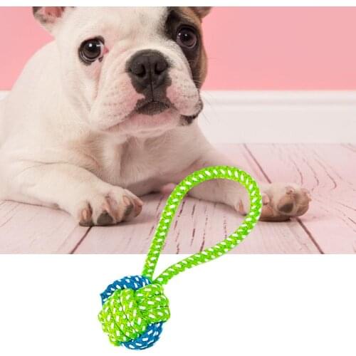 Cotton Rope Knot Ball Chew Non-Toxic Material Safe to Chew and Play Cleaning Toys for Pet Dog Cat Cotton Rope 100% New Quality