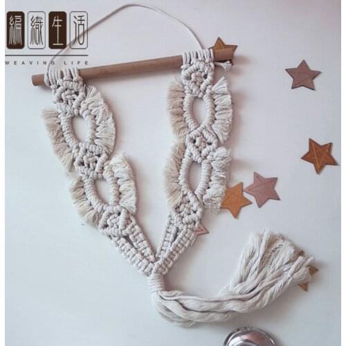 Ins Nordic Mandala Tapestry Hand-woven Boho Decor Home Tapestry Wall Hanging Mexican Party Macrame Wall Hanging Tapestry