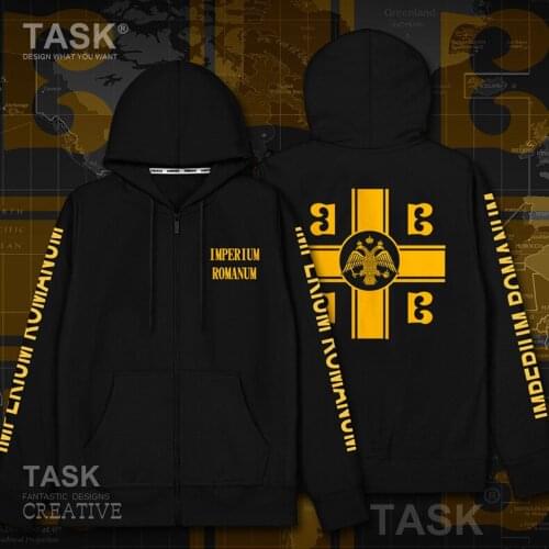 History Men Byzantine Warriors Hoodies Ins Autumn Cardiganes Eastern Roman Empire Oversized Hoodie Men Clothing Harajuku Fashion
