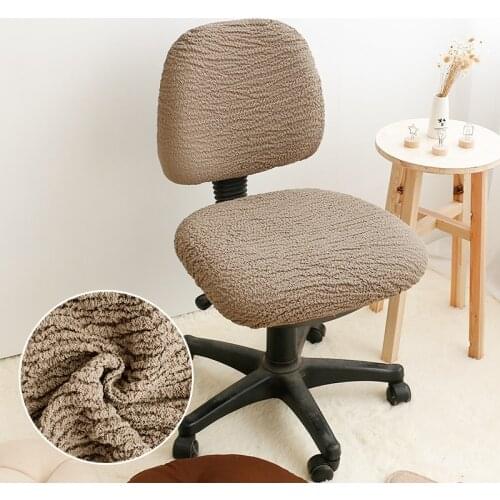 Office Computer Chair Cover Back+Seat Cover Boss funda de sill Armrest Seat Cover Elastic 2 pieces Swivel Stool Cover Home Cover