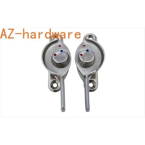 Left right long hook stainless steel window lock alloy door and window crest lock moving door and window lock 1Pcs