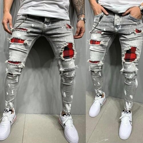 LIBIELIY Skinny Jeans For Men