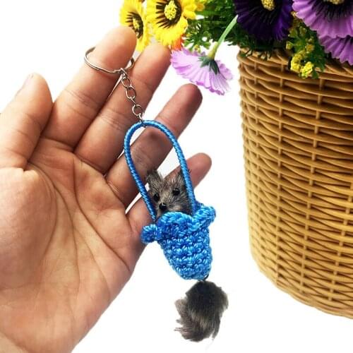 Heat Sell Bag Pendant Mobile Phone Accessories Automobile Really Baby Fox Key Buckle Small Fox Lovely Leather And Fur Mink Hair