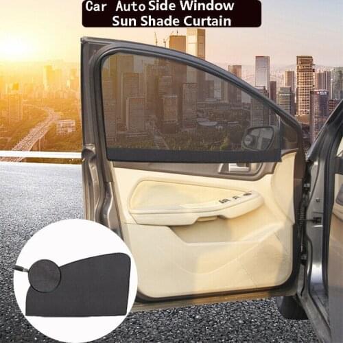 Magnetic Car Sun Shade Curtain UV Protection Side Window Sunshade Mesh Summer Sun Windshield Visor Film for Baby Children