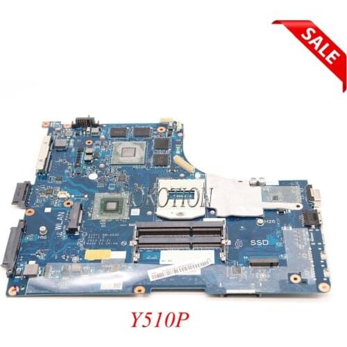 NOKOTION VIQY1 NM-A032 Rev 1.0 Main board for lenovo ideapad Y510P 15.6'' Laptop Motherboard GeForce GT755M 2GB graphics