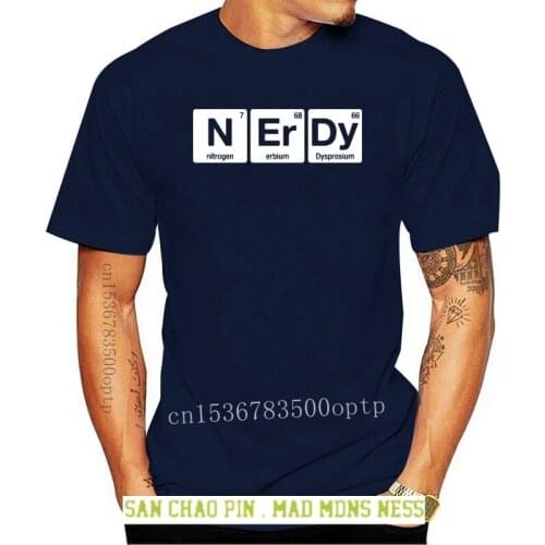 Men T-Shirt Men Clothing Plus Size Chemistry Of Nerdy Unisex T-Shirt / Geek / Science / Gift Tee Shirt
