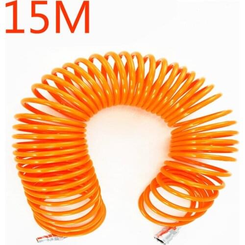 15M Hose air compressor pump high pressure hose spring tube spiral tube with joint