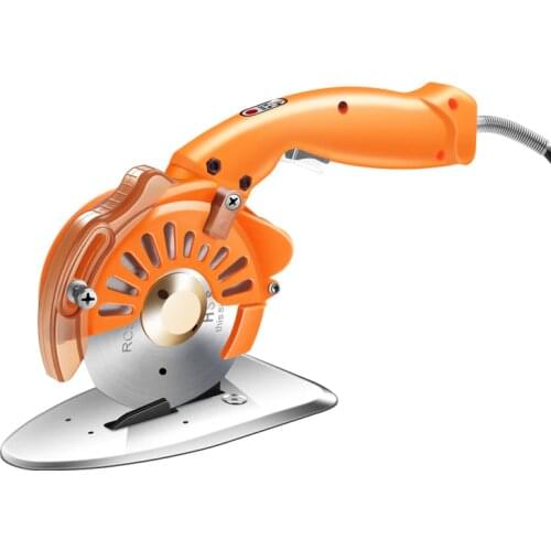 Industrial Electric Scissors Cutting Cloth Machine Silent Servo Direct Drive Electric Round Knife Cutting Machine