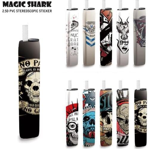 Magic Shark High Quality Skull Eagle E Cigarette Accessories Stereo Film Sticker For IQOS 3 Multi IQOS3 Multi