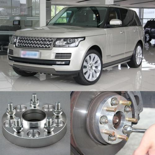 Teeze 4pcs Billet New 5 Lug 14*1.5 Studs Wheel Spacers Adapters For Range Rover 2002-2013
