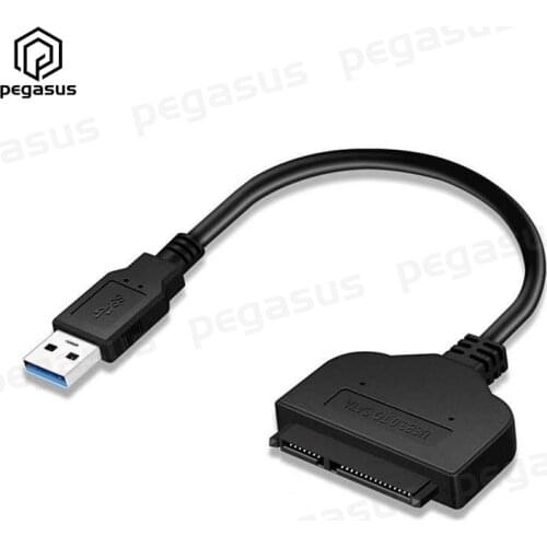 USB 3.0 to SATA 3.0 6G 22 Pin Converter 2.5 Inch ASM1053 Notebook Hard Drive Cable