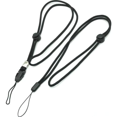 Snap Fastener Neck Straps Camera Phone Udisk Key Voice Recorder Talky Pen Badge adjustable Lanyard