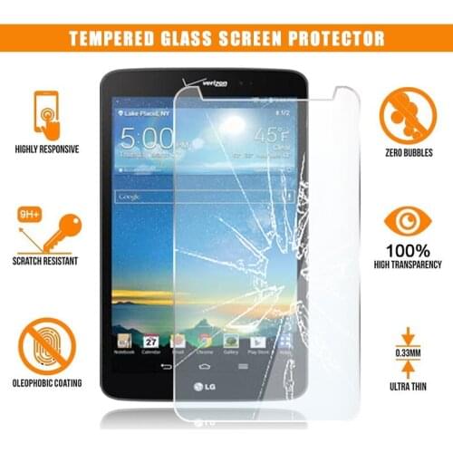 Screen Protector for LG G Pad 8.3 LTE VK810 V507L Tablet Tempered Glass Scratch Resistant Anti-fingerprint Film Cover