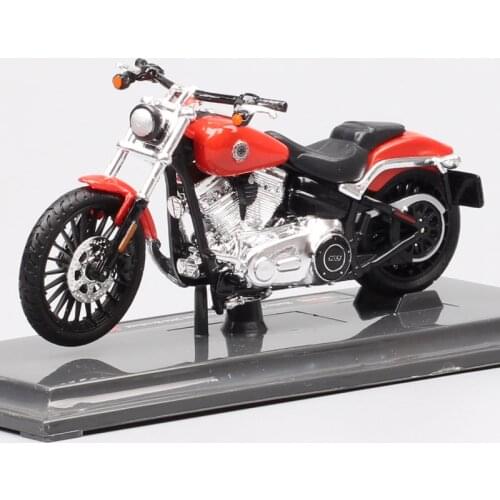 1/18 scales maisto 2016 HD Breakout softail motorcycle Diecast Vehicle toy miniatures for childrens collection sports bike red