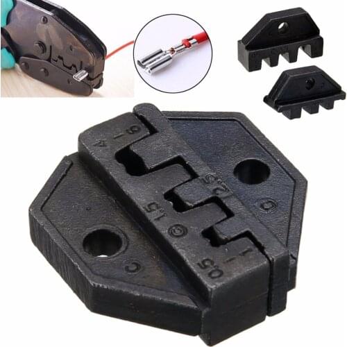 1pc 230C Ratchet Wire Crimper Insulated Bare Terminal Head Jaw 34x34mm High Quality For Crimping Plier Fittings