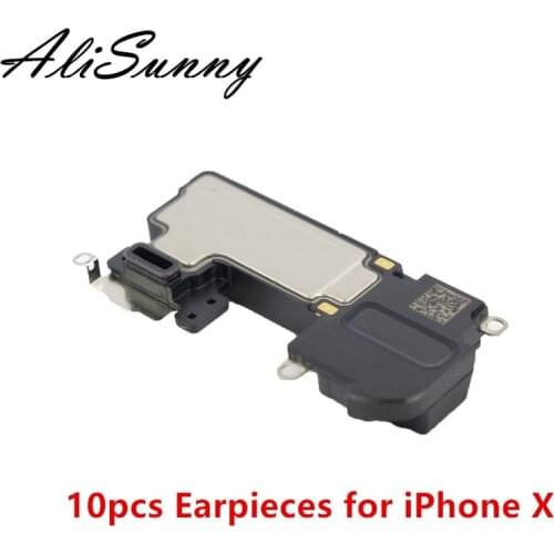 AliSunny 10pcs Earpiece Flex Cable for iPhone X XR XS Ear Sound Speaker Ear Pieces Replacement Parts