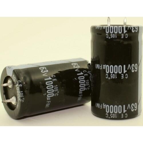 10PCS/LOT 10000uF 63V 63V10000uF Electrolytic Capacitor 30x50MM best quality