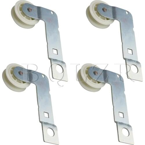 BQLZR 4pcs Dryer Idler Pulley Metal&Plastic Replacement Part W10837240 16x9cm
