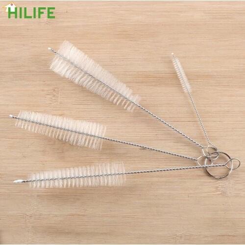 Kettle Spout Brushes Long Handle Teapot Mouth Brush Baby Milk Bottle Nipple Cleaning Tool Icing Piping Nozzle Brush 4 pcs/set