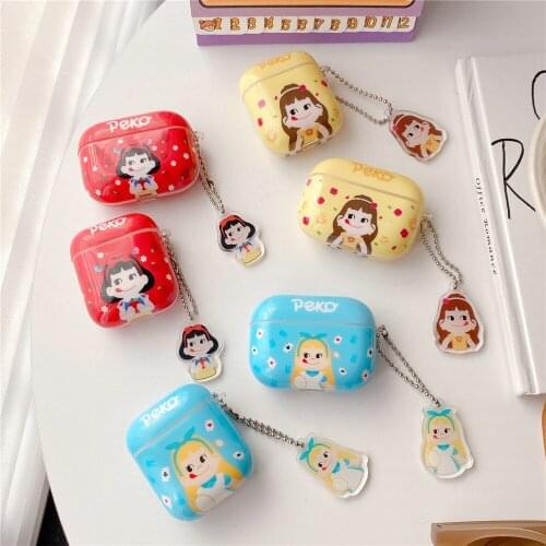 For Airpods pro 2 1 Cartoon Japan Anime girl Case Earphones For Air pods cases Bluetooth Wireless Earphone Protective Cover Box