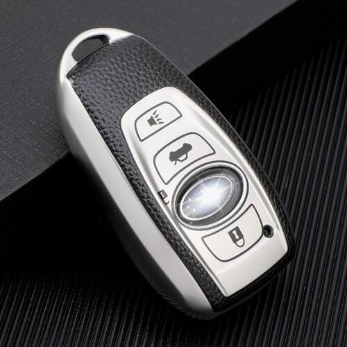 High Quality TPU Car Remote Key Case Cover For Subaru BRZ XV Forester Legacy Outback 2/3 Buttons Protect Shell Holder Accessory
