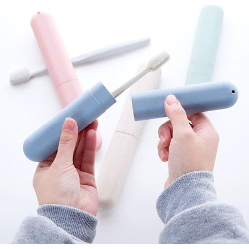 Portable Toothbrush Cover Holder Outdoor Travel Hiking Camping Toothrush Cap Case Protect Storage Box Travel Accessories