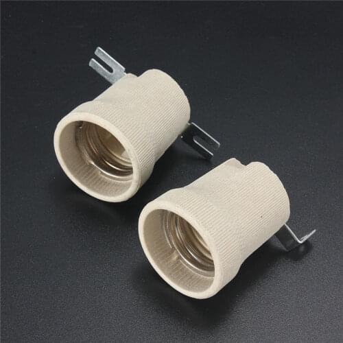 E27 Screw Ceramic Porcelain Socket Bulb Holder For Reptile Pet Heat Lamps