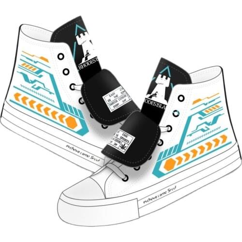 Unisex Arknights plimsolls canvas shoes rope soled shoes Arknights Canvas Daily Shoes
