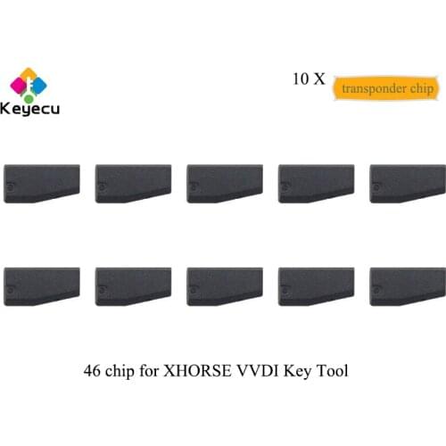 KEYECU XHORSE Pack of 10 , ID46 Copy Chip for VVDI Key Tool VVDI2