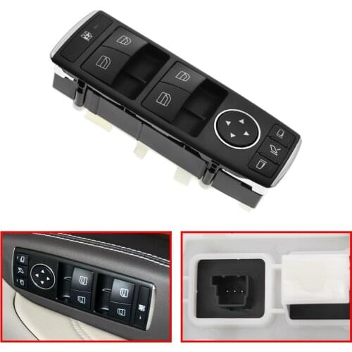 A2128208310 For Mercedes Benz W204 W212 C207 A207 C E Class X204 Electric Power Master Window Switch Button A2128208310