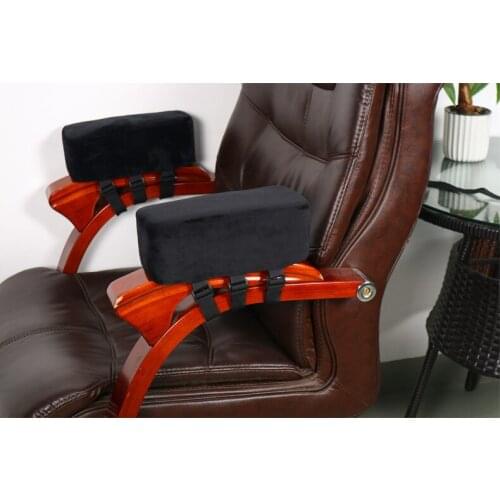 2Pcs Elastic Chair Armrest Pad Soft Memory Foam Comfy Elbow Pillow Support Home Chair Arm Rest Cover Hand Jint Protector