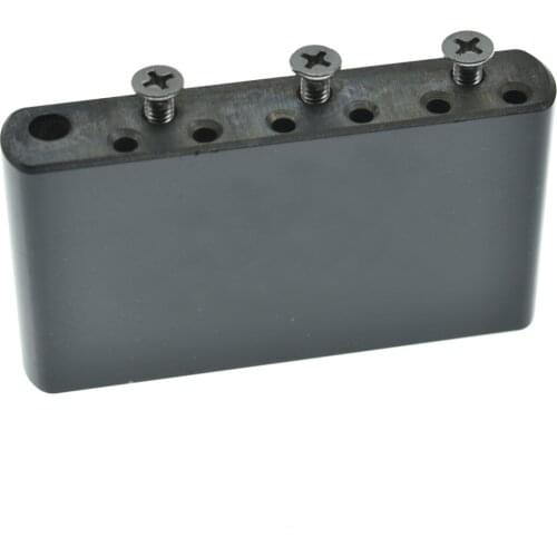 Dopro Solid Brass/Steel Standard Tremolo Bridge Block Modern 2-1/16" Bridge Block Fits for American/Mexico-made MIM Strat