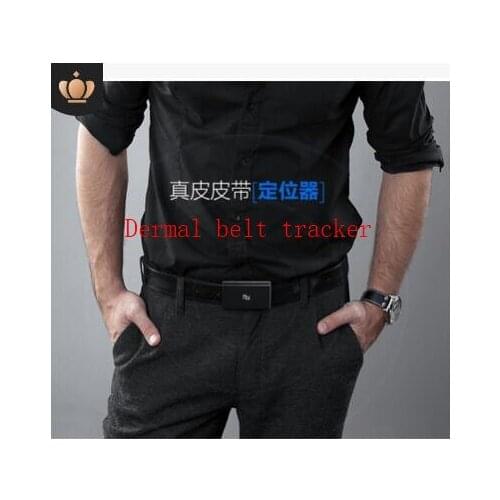 YHY New leather belt GPS satellite tracker locator belt recording remote listening. Standby time is long. Security concealment