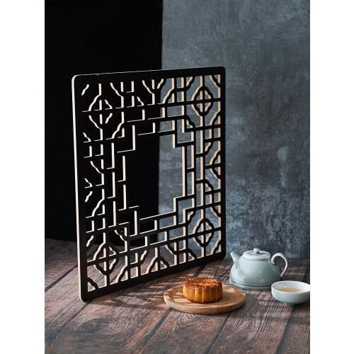 Retro Pane Photo Photography Props Decoration Decoration Light and Shadow Artifact Moon Cake Shooting Background Board Props