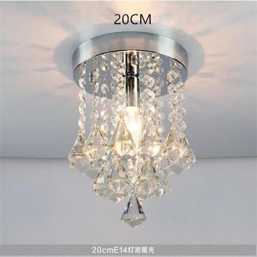 LED crystal led chandelier crystal stainless steel crystal Lights brief living room lamps circle lighting Including bulb