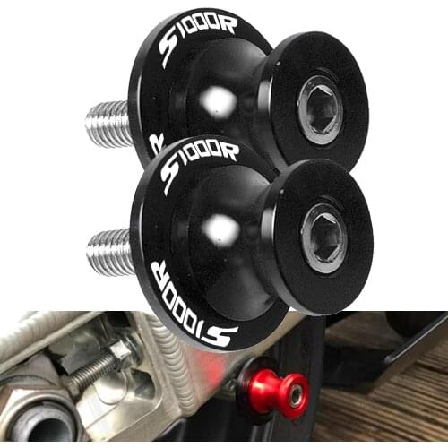 Motorcycle Stand Screws For BMW S1000R 2013 2014 2015 2016 2018 6mm 8mm 10mm Swingarm Spools Slider Stand Screws S-1000R LOGO