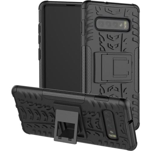 2 in 1 Armor Style Case for Samsung Galaxy S8 S9 S10 Plus S10e S20 Lite S30 Ultra Back Cover Heavy Duty Coque PC+Silicone Fundas