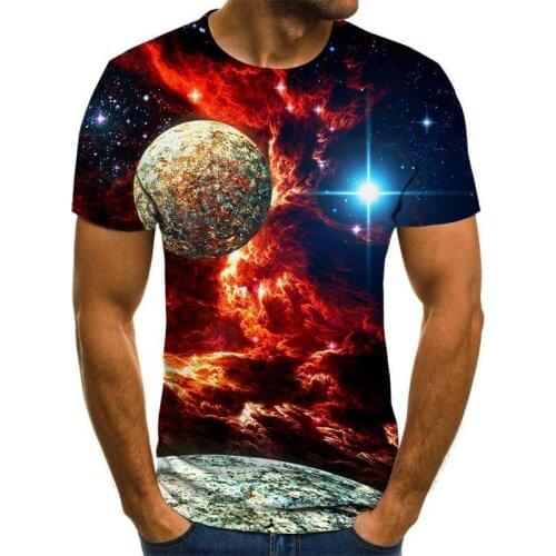 2020 New Starry Sky 3d Printed T Shirt Men Summer Casual Man 'S T -Shirt Tops Tees Funny Tshirt Streetwear Male Size Xxs -6x
