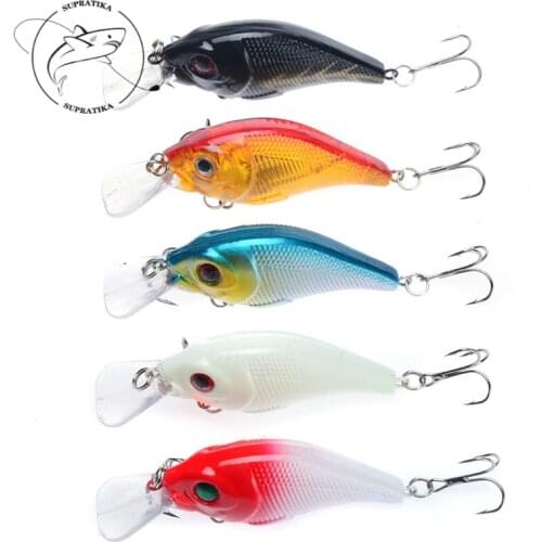 3D Eyes Freshwater Anti-Corrosion Plastic Fishing Bait Artificial Minnow Floating Wobblers 75mm/11.2g Fishing Lure Hard Bait