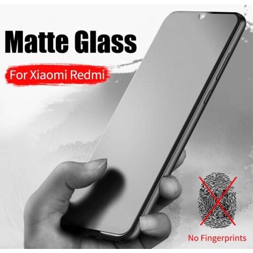 Matte Frosted Tempered Glass for Xiaomi mi 9 se 9t pro 8 lite Redmi Note 8 7 K20 Pro Note8pro Anti-Fingerprint Screen Protector