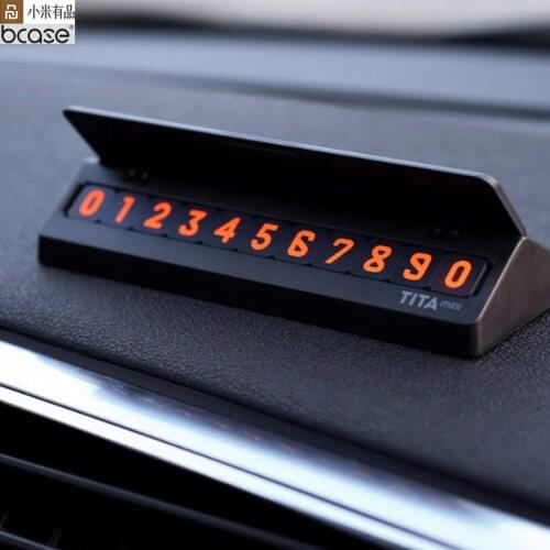 New Youpin TITA Mini Stop Sign Car Parking Card Stop Sign For Car Move Phone Number Card Stereo Reverse Invisible