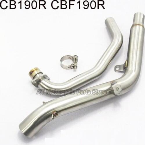 Motorcycle Exhasut Pipe Slip On Front Pipe For HONDA CB190R CBF190R CB190R CBF190R Stainless Steel
