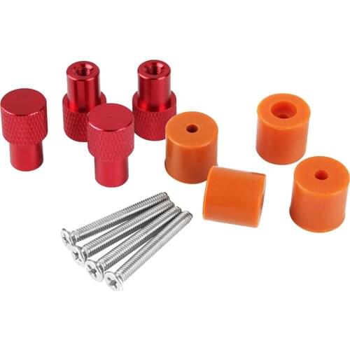 Set of 12 3D Printer Upgrade M4 Hand Twist Leveling Nut Fit for Anet A8 A2 ender-3S CR-10 3D Printer Accessory