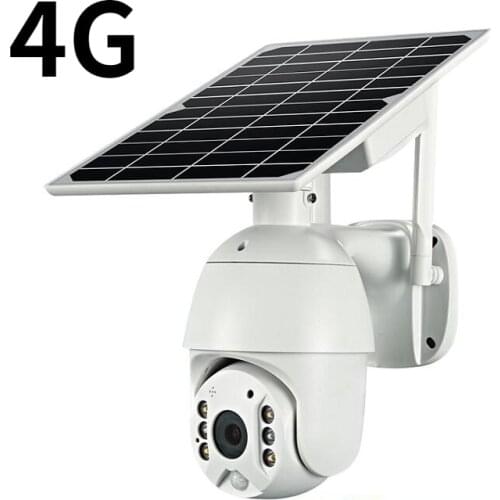 4G Security Outdoor Camera HD1080P Infrared Monitor 355 Degree Solar Powered Camera Remote Viewing Solar camera Q3
