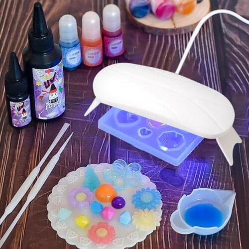 Portable Mini LED Resin Curing Lamp UV Dryer GEL Curing Lights USB Jewerly Tool M2EA