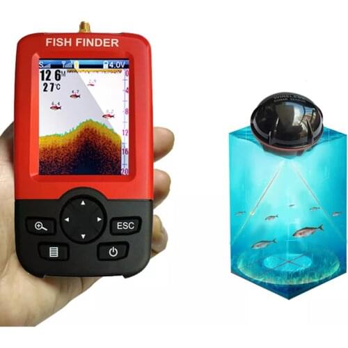 Smart Depth Fish Finder with 100 M Wireless Sonar Sensor Echo Sounder Fishfinder for Lake Sea Fishing Saltwater dropshop